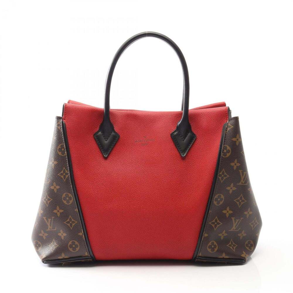 LOUIS VUITTON Authentic Black Monogram Leather Tote Bag - Picture 1 of 9